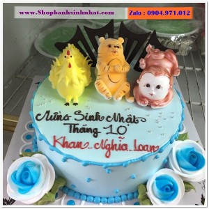Bánh Sinh Nhật Con Khỉ Tuổi Thân - T50